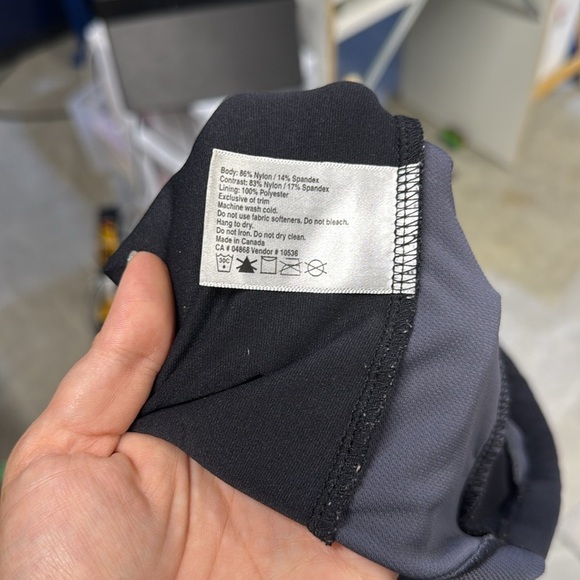 🏴 MEC Black Athletic Tank crop style Top size small - Picture 6 of 7